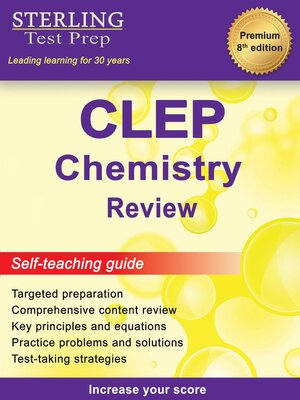 cover image of Sterling Test Prep CLEP Chemistry Review